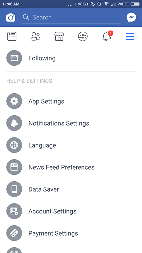 remove fb mention