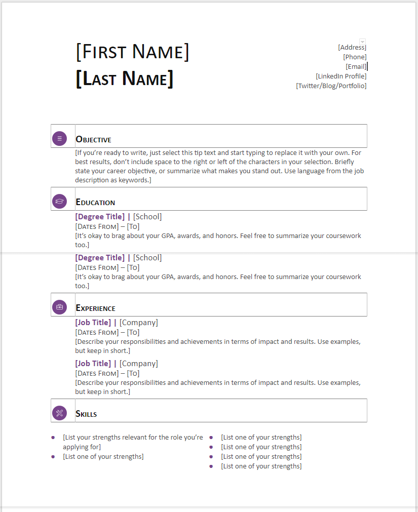 10 Google Docs Resume Template In 2019 Download Best Cv Themes