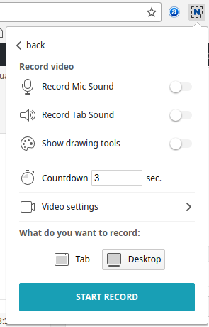 record screen in chromebook