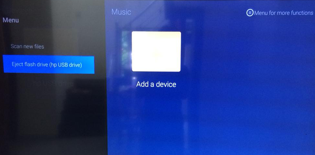 Remove USB from Mi TV 4