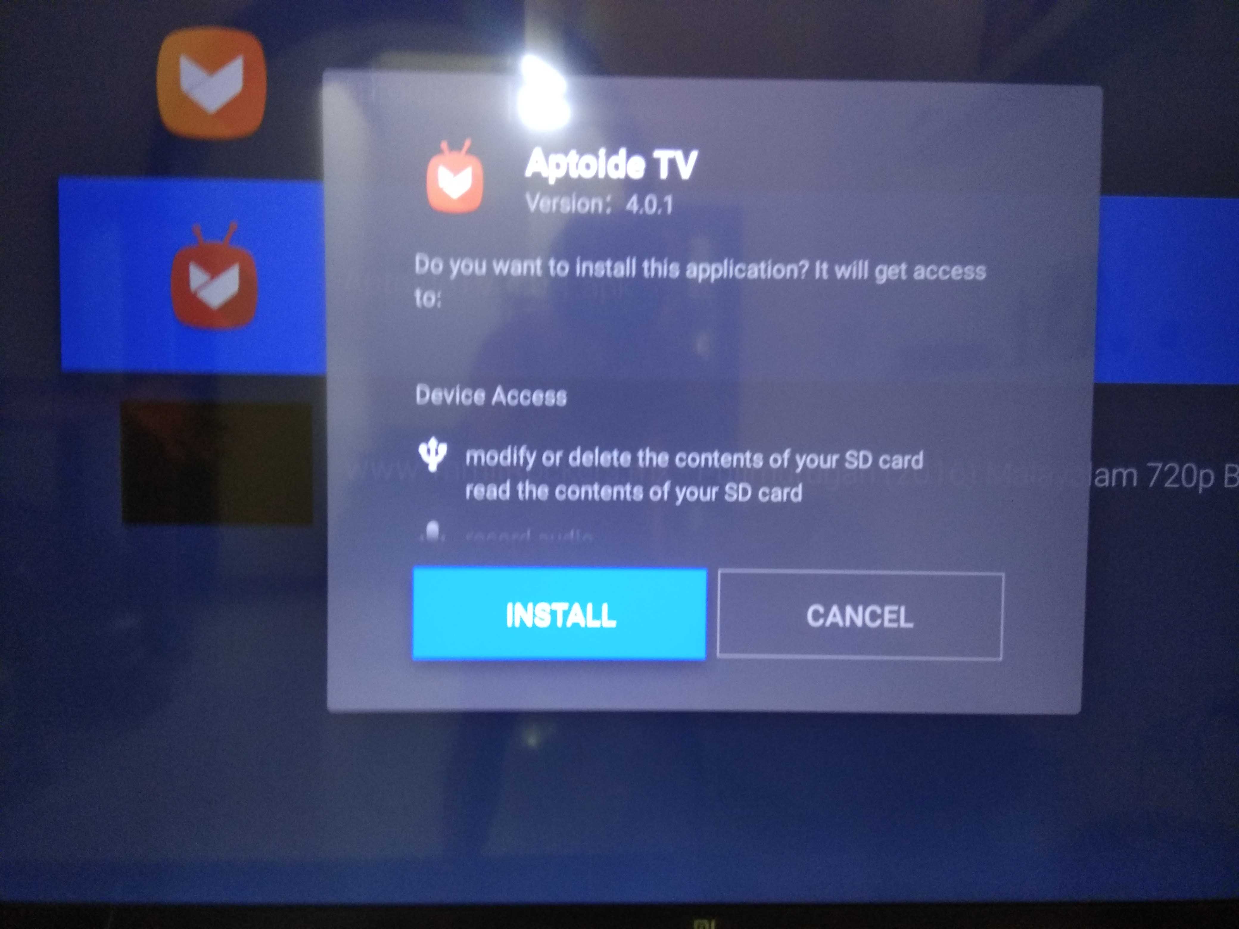 aptoide su smart tv