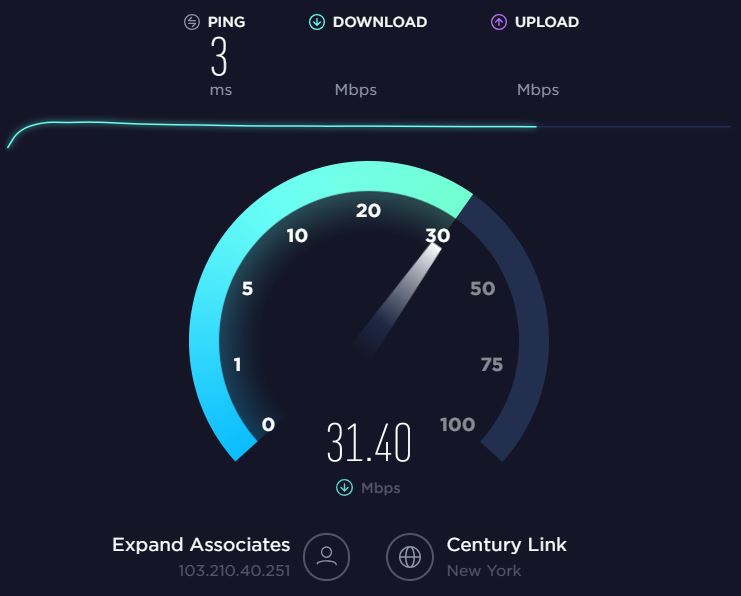 centurylink speed test