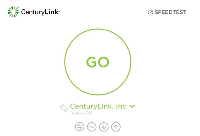 centurylink bandwidth speed test