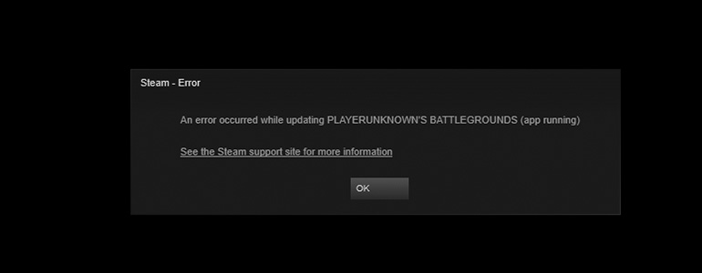 [Solved] An error occurred while updating Playerunknown’s battlegrounds