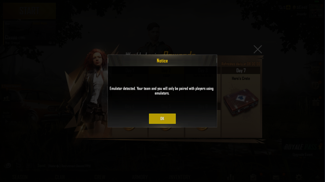 Emulator detected bypass pubg mobile