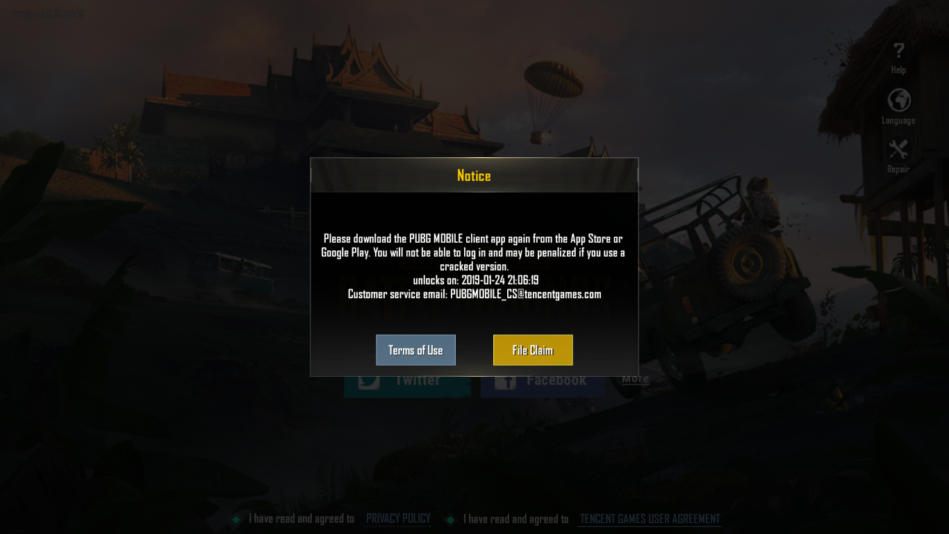 Banned Please Download The Pubg Mobile Client App Again From App Store