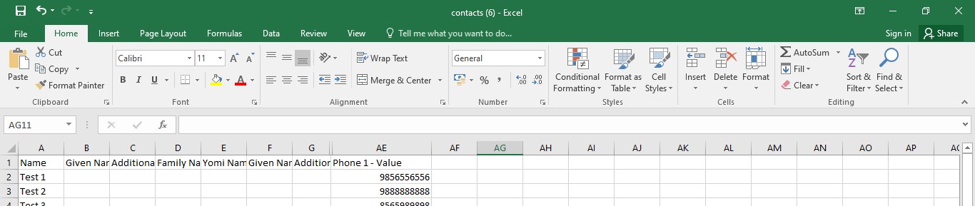 How To Import Contacts To Google Contacts Using Csv Excel File
