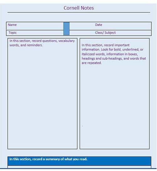 20+ Cornell notes template 2020 - Google Docs & Word ...