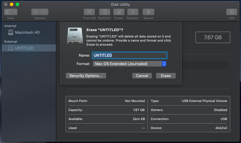 ssd showing less capacity than original Macbook