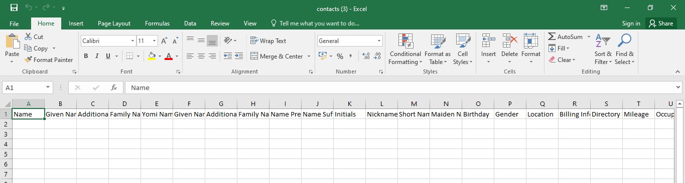 How to Import Contacts to Google Contacts using CSV Excel