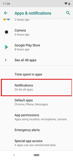 enable Led Notification on Xiaomi Mi A3